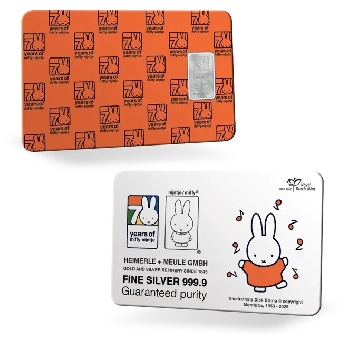 1 gram stříbra Nizozemí 2025 Miffy