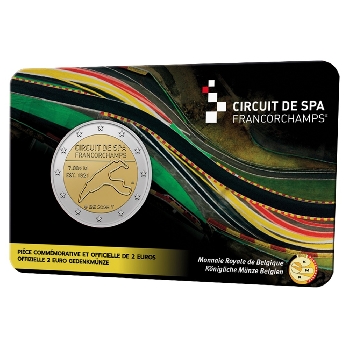 2 euro sběratelské Belgie 2025 Francorchamps FR