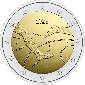 2 euro sběratelské Finsko 2025 Atletika UNC