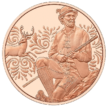10 euro Rakousko 2025 Kůže
