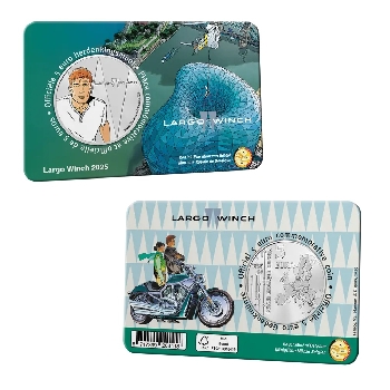 5 euro Belgie 2025 Largo Winch BU COLOR