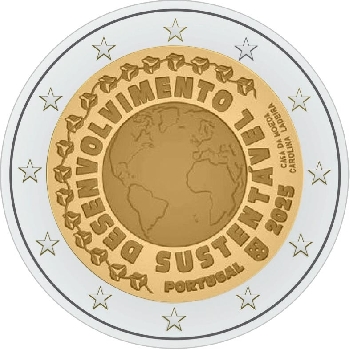 2 euro sběratelské Portugalsko 2025 Rozvoj UNC