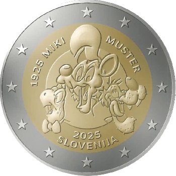 2 euro sběratelské Slovinsko 2025 UNC