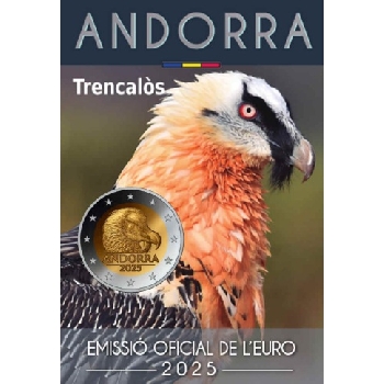 2 euro sběratelské Andora 2025 Orlosup BU