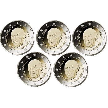 2 euro sběratelské Německo 2026 Adenauer UNC