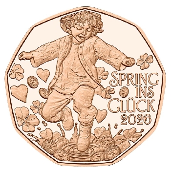 5 euro Rakousko 2026 Nový rok