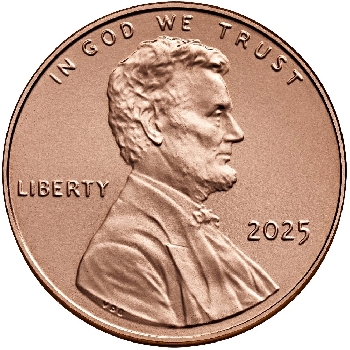 1 cent 2025 D