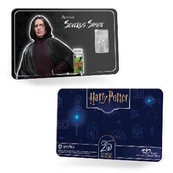 1 gram stříbra Nizozemí 2026 Severus Snape