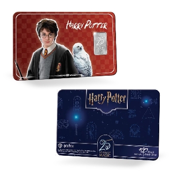 1 gram stříbra Nizozemí 2026 Harry Potter