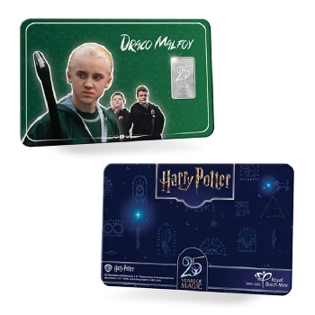 1 gram stříbra Nizozemí 2026 Draco Malfoy