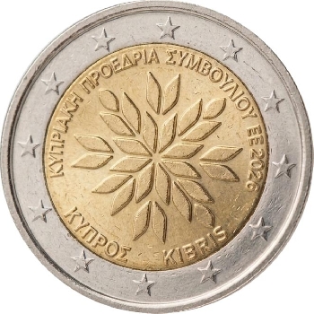 2 euro sběratelské Kypr 2026 UNC