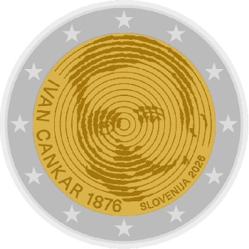 2 euro sběratelské Slovinsko 2026 UNC