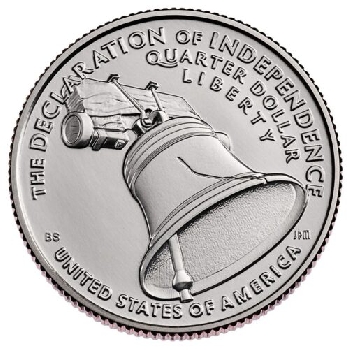 Quarter 25 cent 2026 D Deklarace nezávislosti