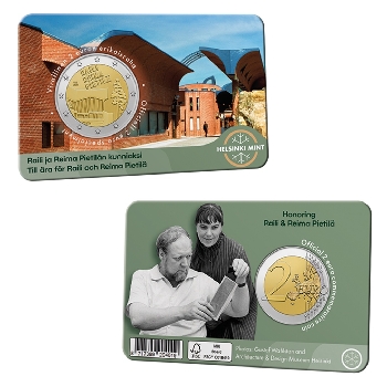 2 euro sběratelské Finsko 2026 Pietila BU FIN
