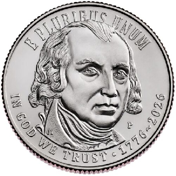 Quarter 25 cent 2026 D Ústava