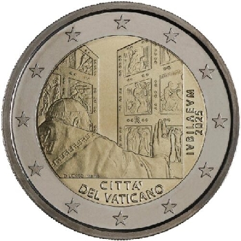 2 euro sběratelské Vatikán 2025 Svatý rok